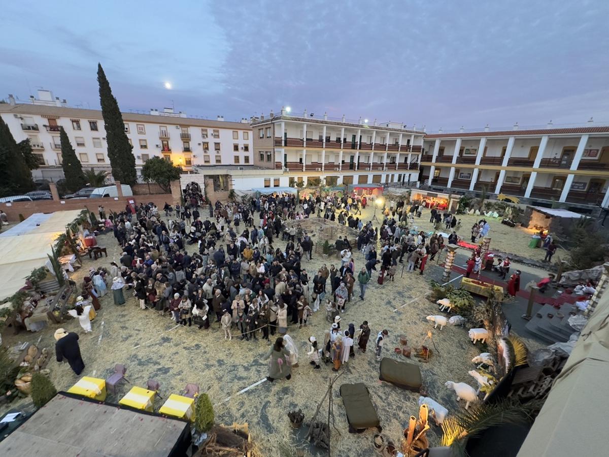 Belén viviente del Colegio de Salesianos de 2024.