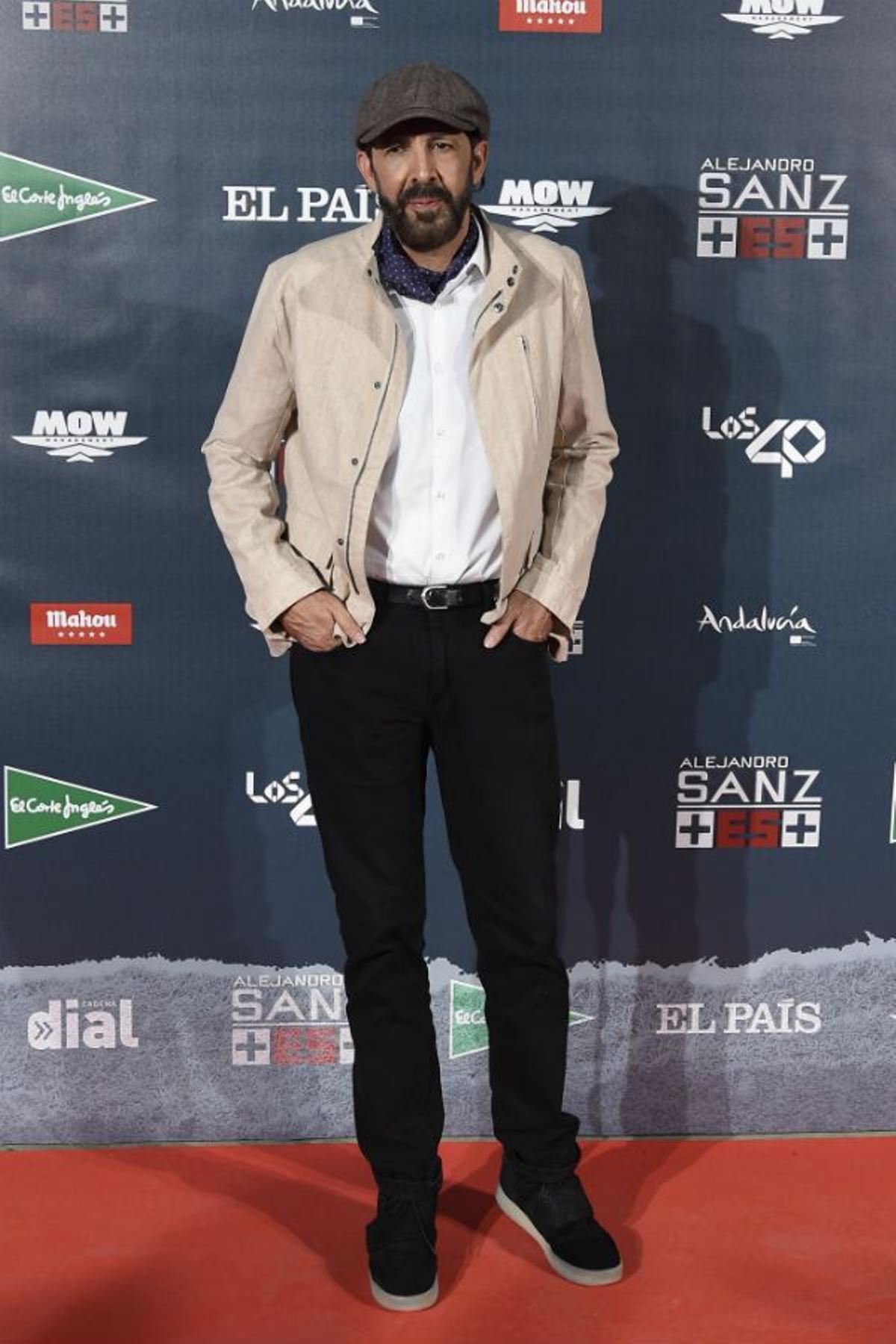 Juan Luis Guerra en el concierto de Alejandro Sanz