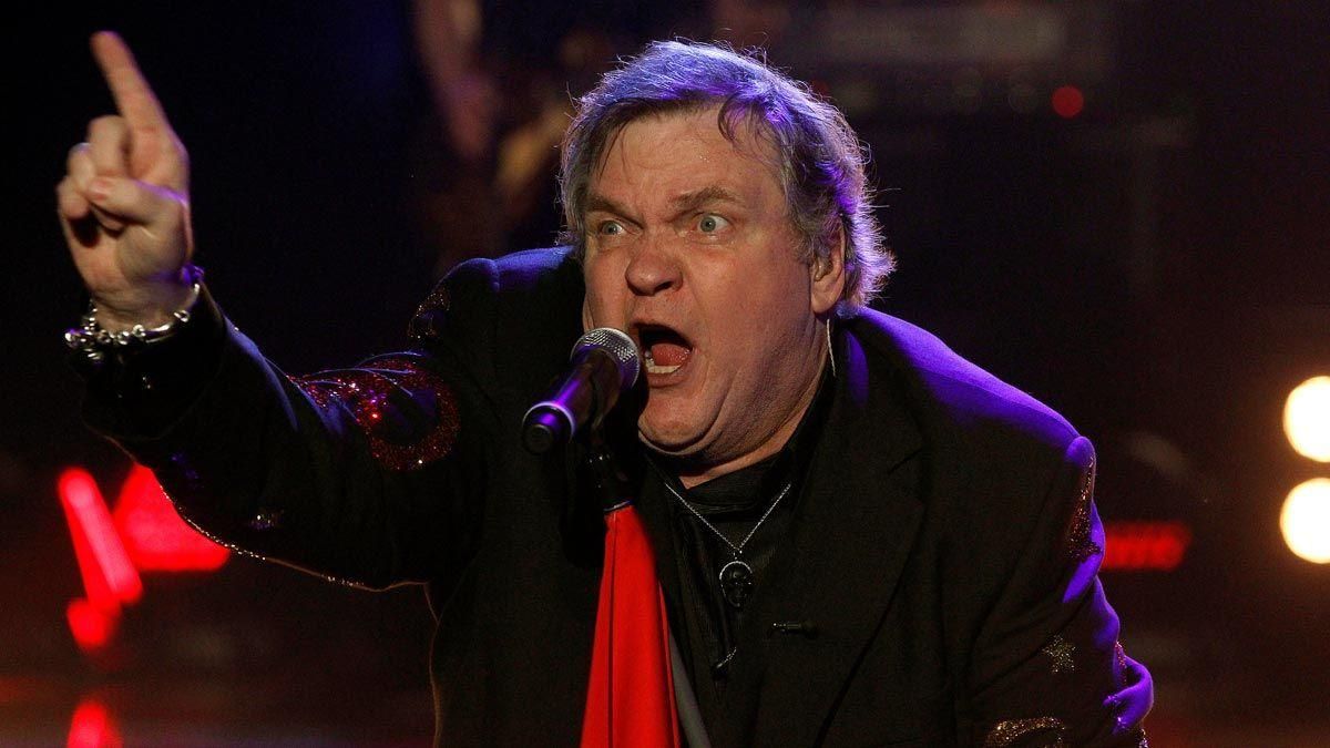 The singer Meat Loaf, during a performance in Germany. The singer Meat Loaf, during a performance in Germany.