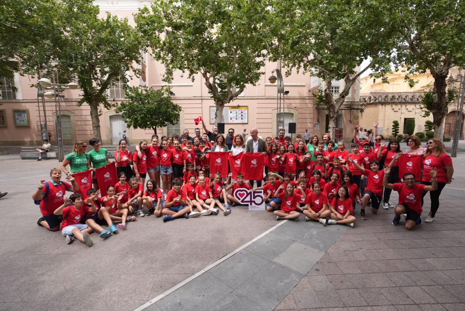 El flahmob por la donación de órganos, en imágenes