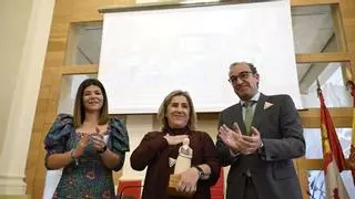 Mariví Hernández, galardonada con el premio 8M en Cáceres: "Damos voz a quienes han sufrido silencio por la violencia de género"