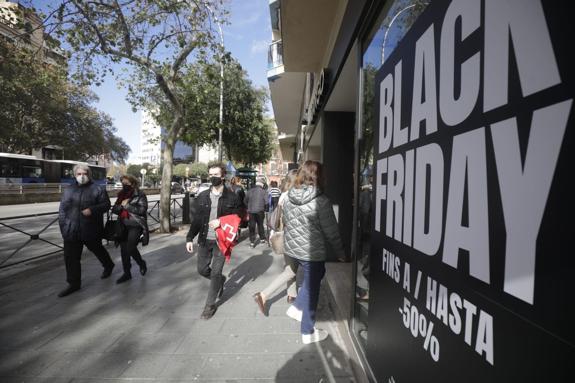 Eindrücke vom Black Friday 2021 in Palma de Mallorca