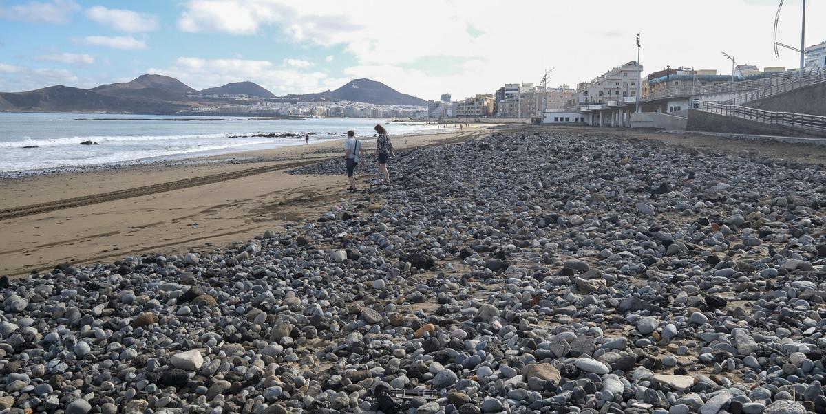 Callaos en La Cícer, en la playa de Las Canteras (Las Palmas de Gran Canaria) Callaos en La Cícer, en la playa de Las Canteras (Las Palmas de Gran Canaria)