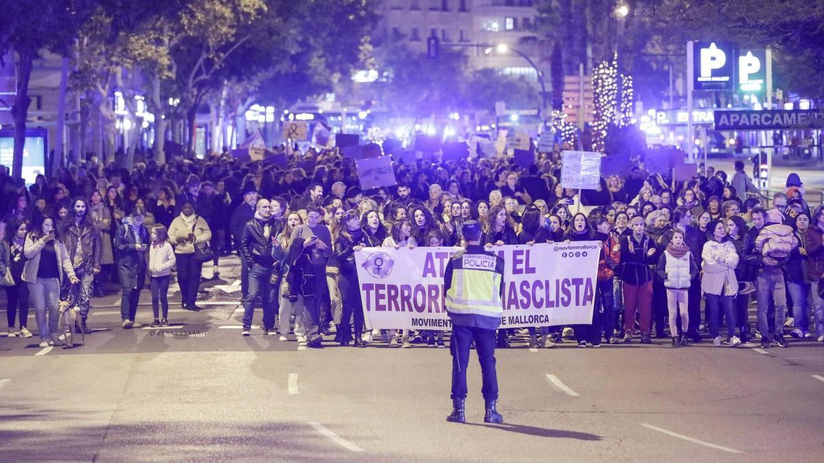 Manifestación 25N en Mallorca