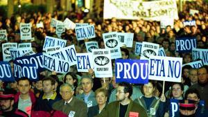 Manifestación contra ETA.
