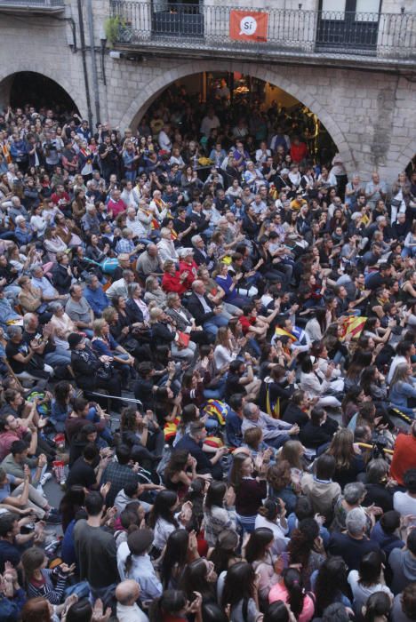 Les reaccions al discurs de Puigdemont a la Plaça del Vi