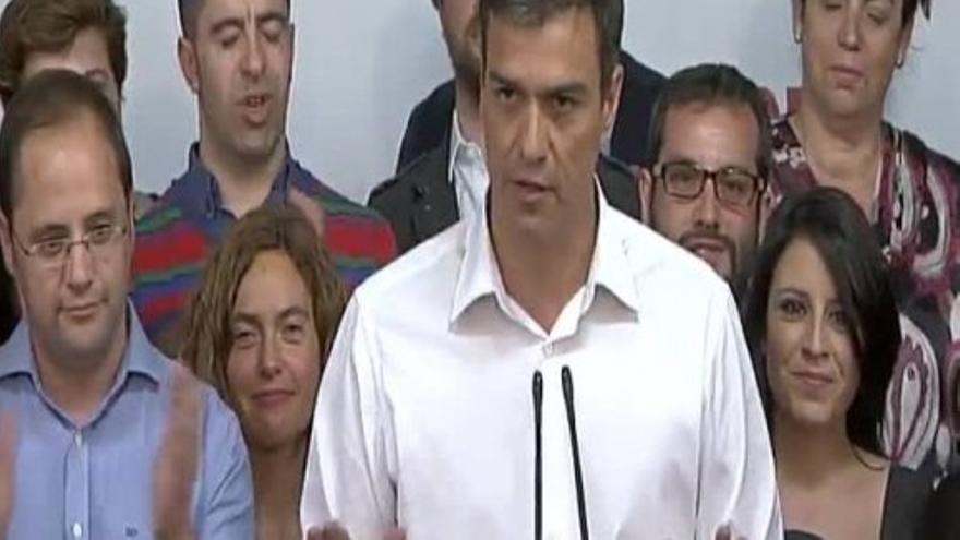 Sánchez: "El PSOE va a liderar el cambio progresista hacia la izquierda"