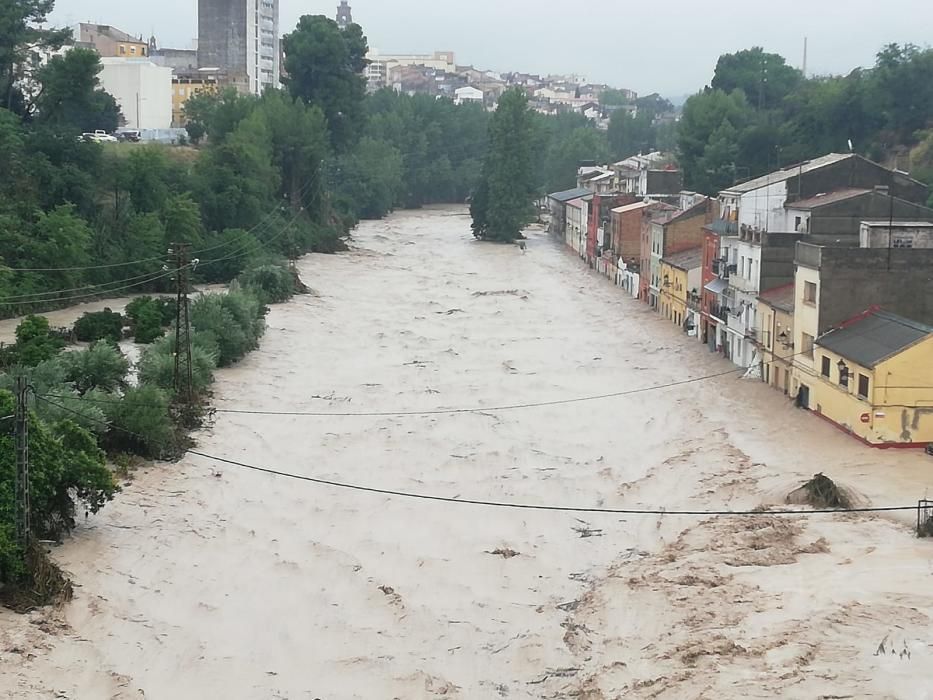 Desbordaments de rius i múltiples destrosses a Val