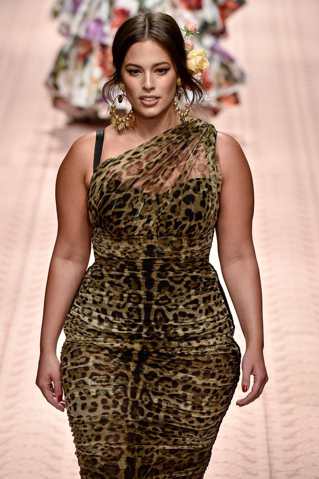 La modelo Ashley Graham, para Dolce & Gabbana
