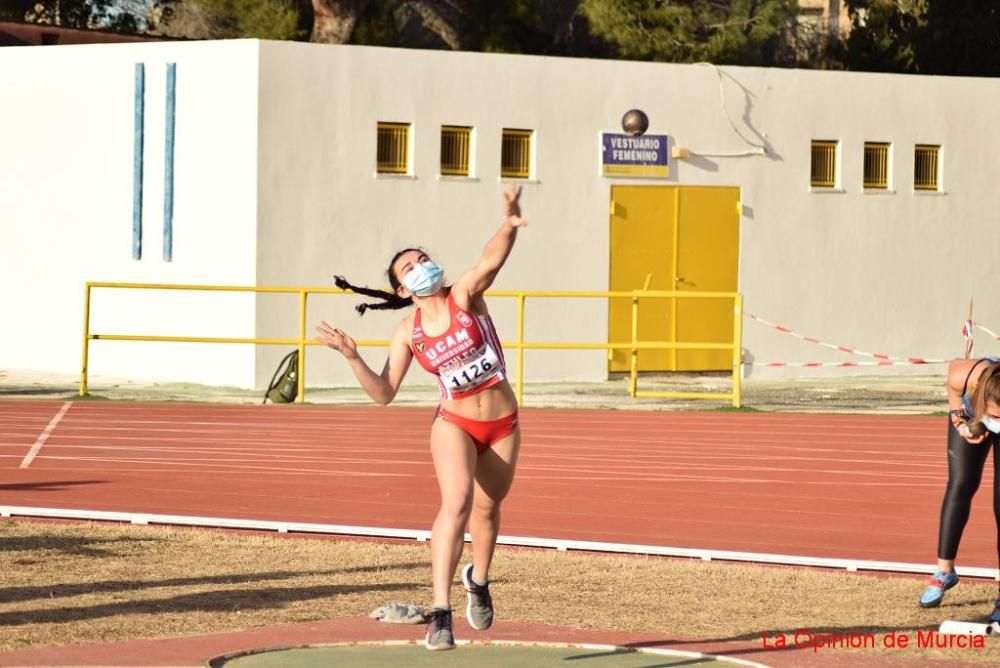 Control federativo de atletismo en Cartagena