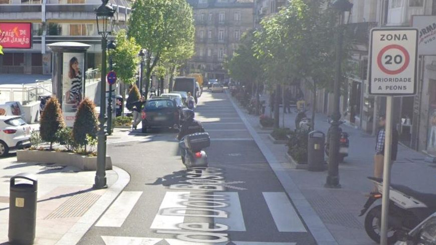 Ronda de Don Bosco es una de las calles que están ya limitadas a 20 km/h