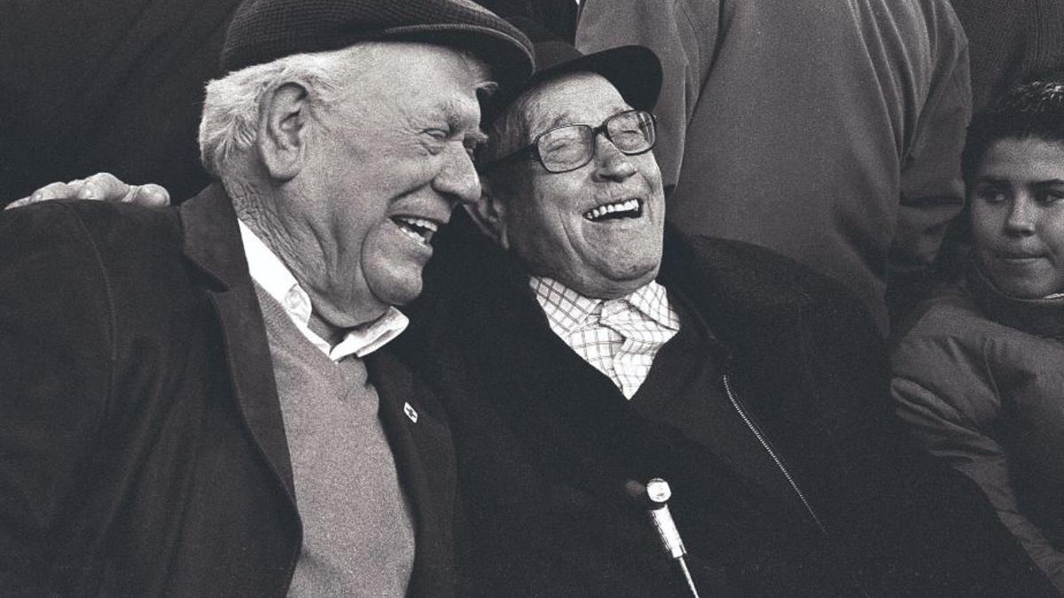 El Patiñero junto al Tío Juan Rita el 8 de enero de 2006