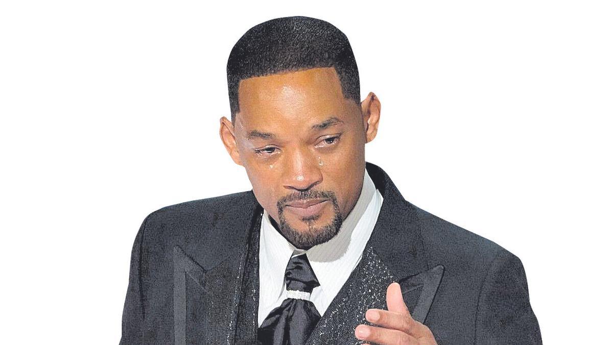 Will Smith, con el Oscar al mejor actor por ‘El método Williams’, en la gala del 27 de marzo, donde poco antes agredió a Chris Rock.