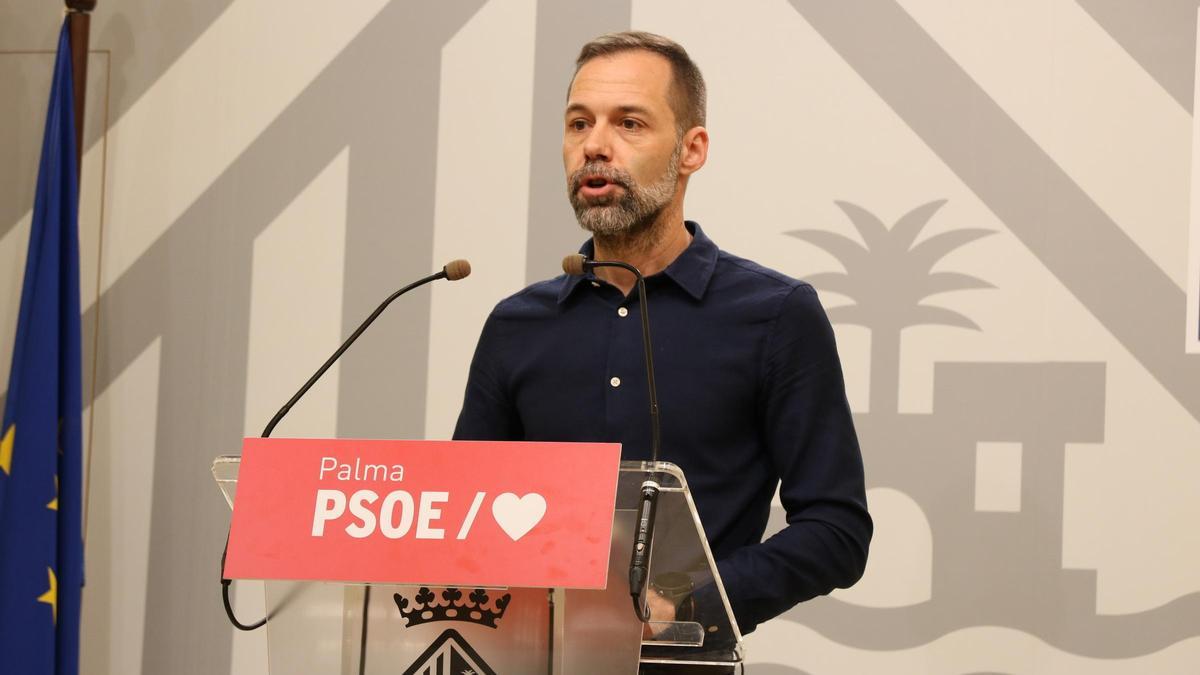 Xisco Ducrós, portavoz socialista en Cort.