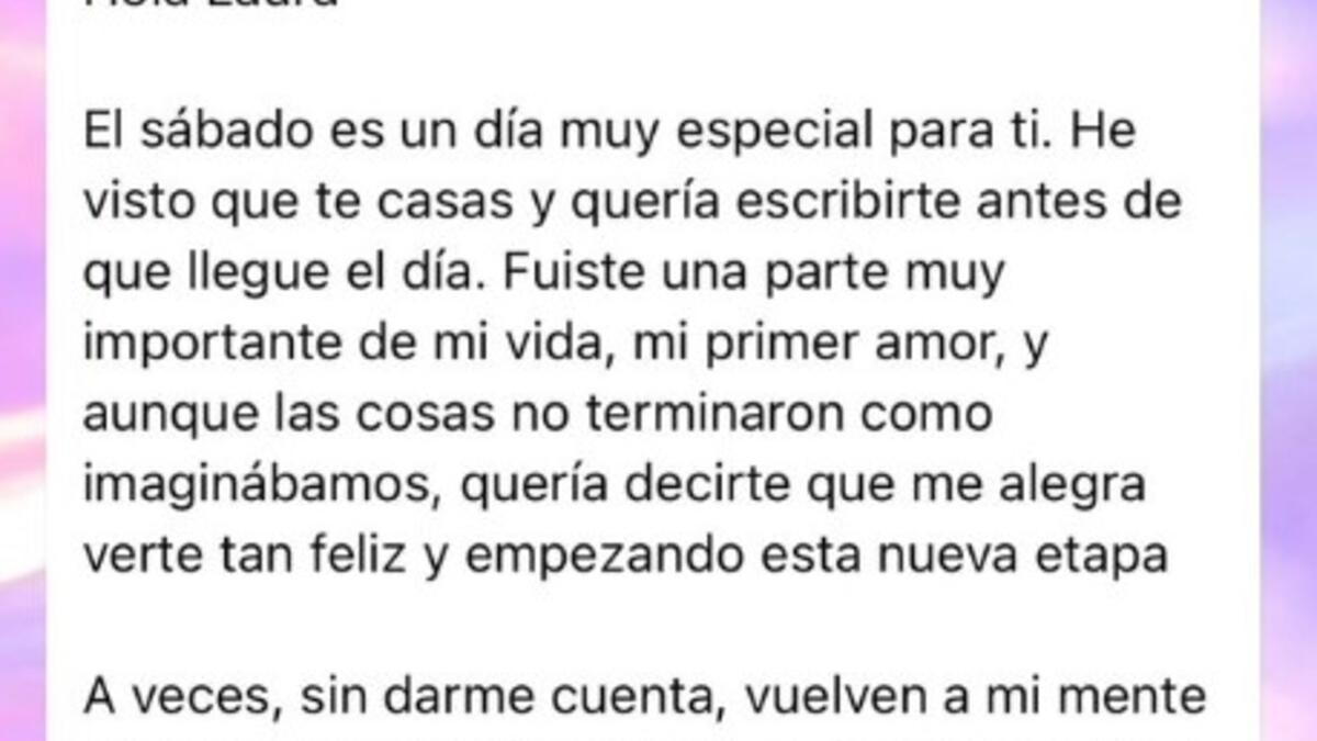 La carta de un ex a su primer amor a punto de casarse que ha originado un inusual 'trending topic'