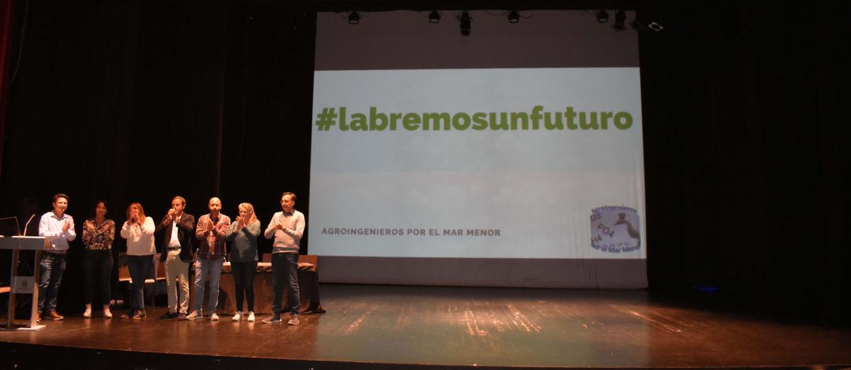 Un momento del acto de presentación de la nueva asociación ‘AgroIngenieros por el Mar Menor