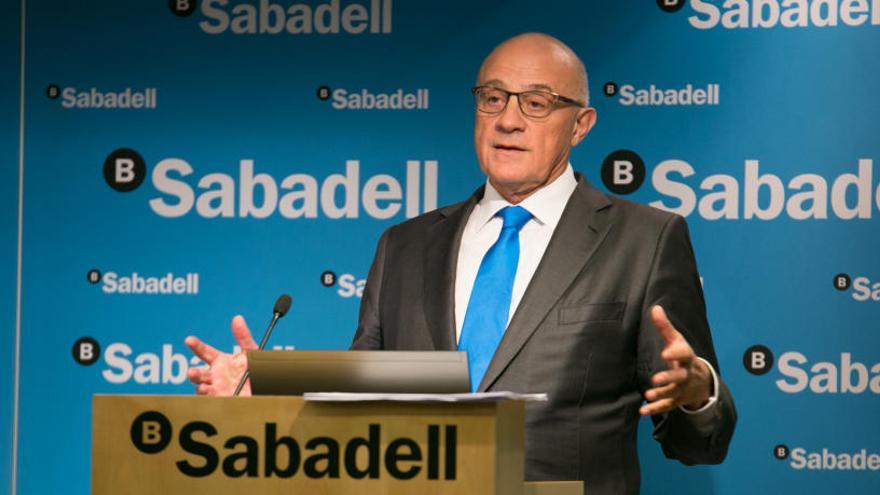 El presidente del Banco Sabadell, Josep Oliu.