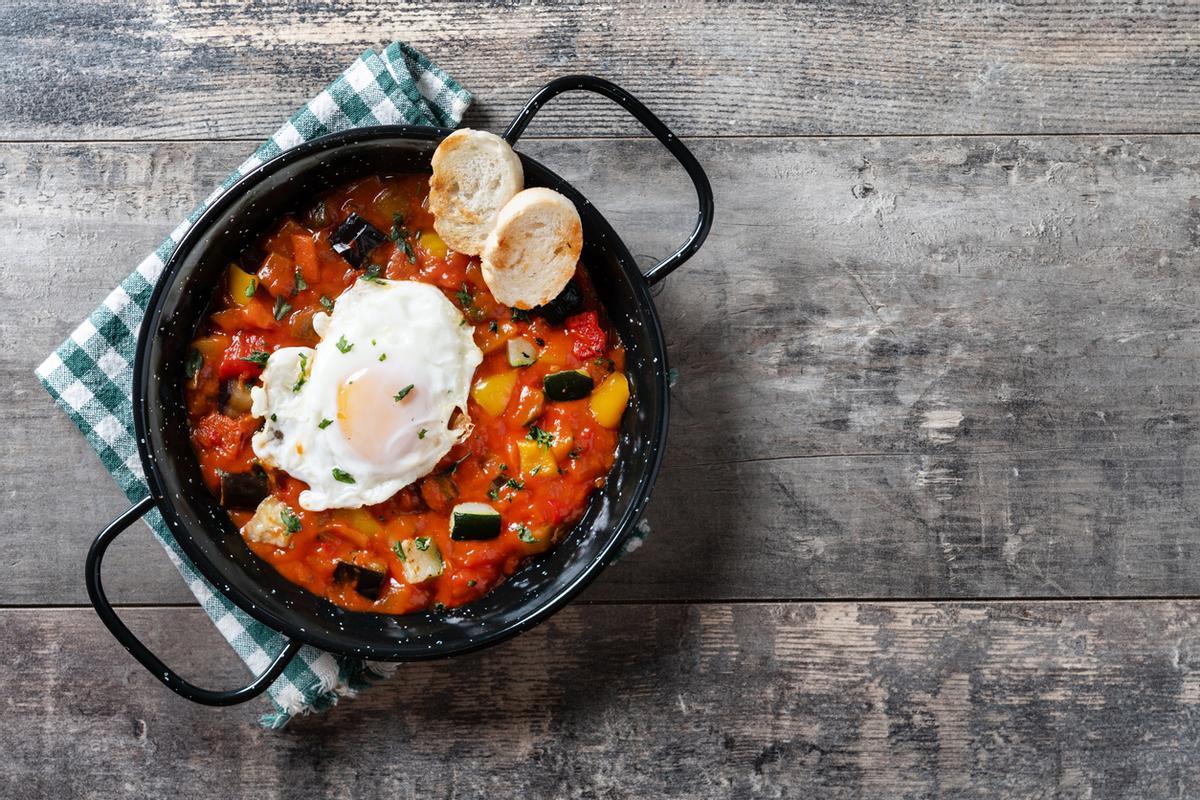 Pisto manchego de verduras con tomate