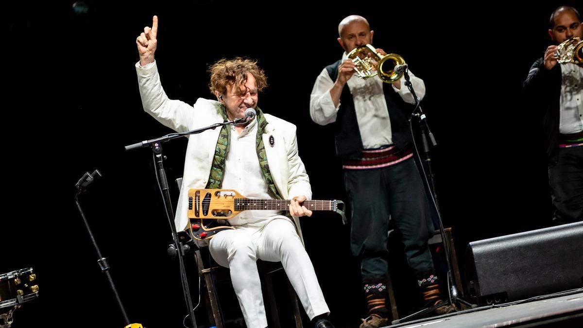 Goran Bregovic, en el concierto que ofreció el sábado.