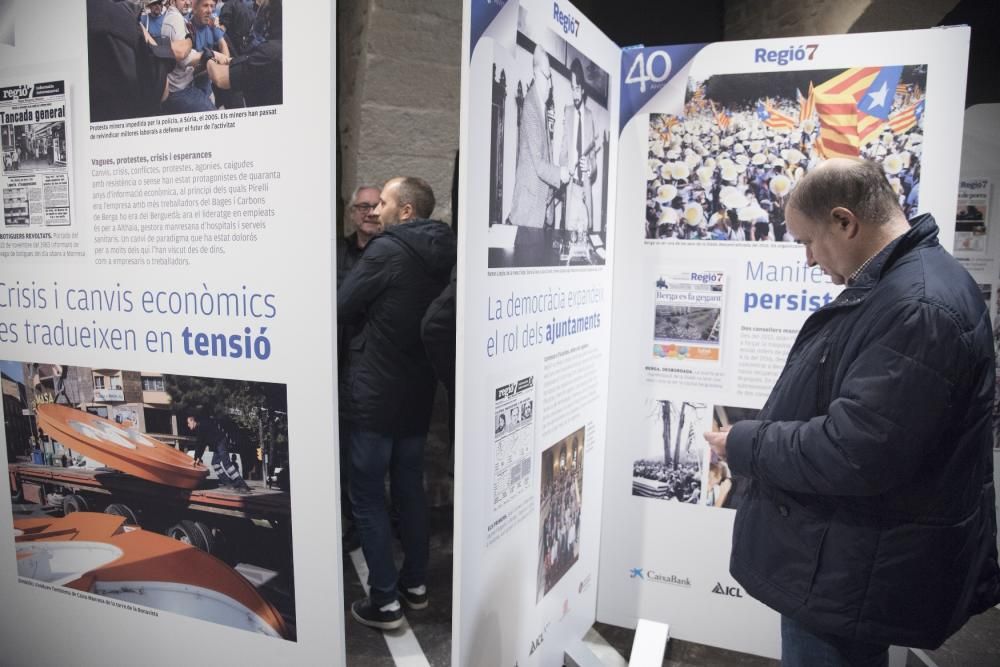 Regió7 exhibeix a Manresa 40 anys de compromís amb