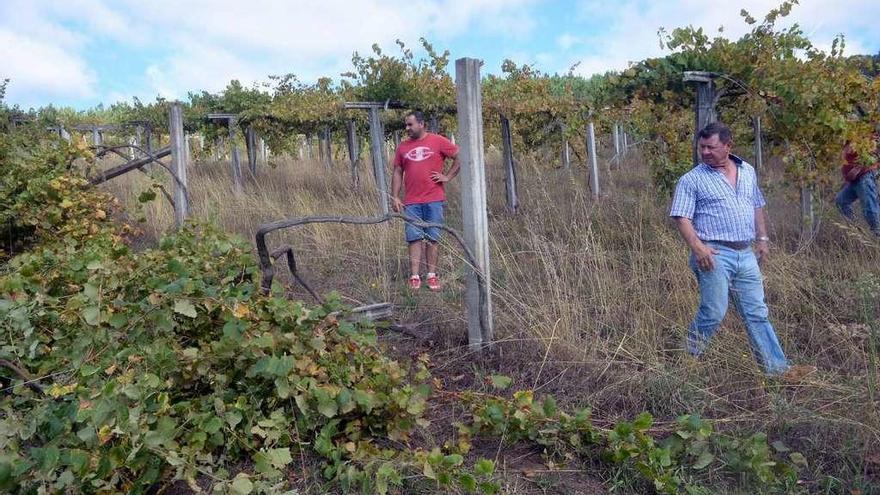 Vecinos afectados en la zona del sabotaje