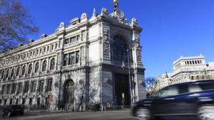 Archivo - Fachada del Banco de España