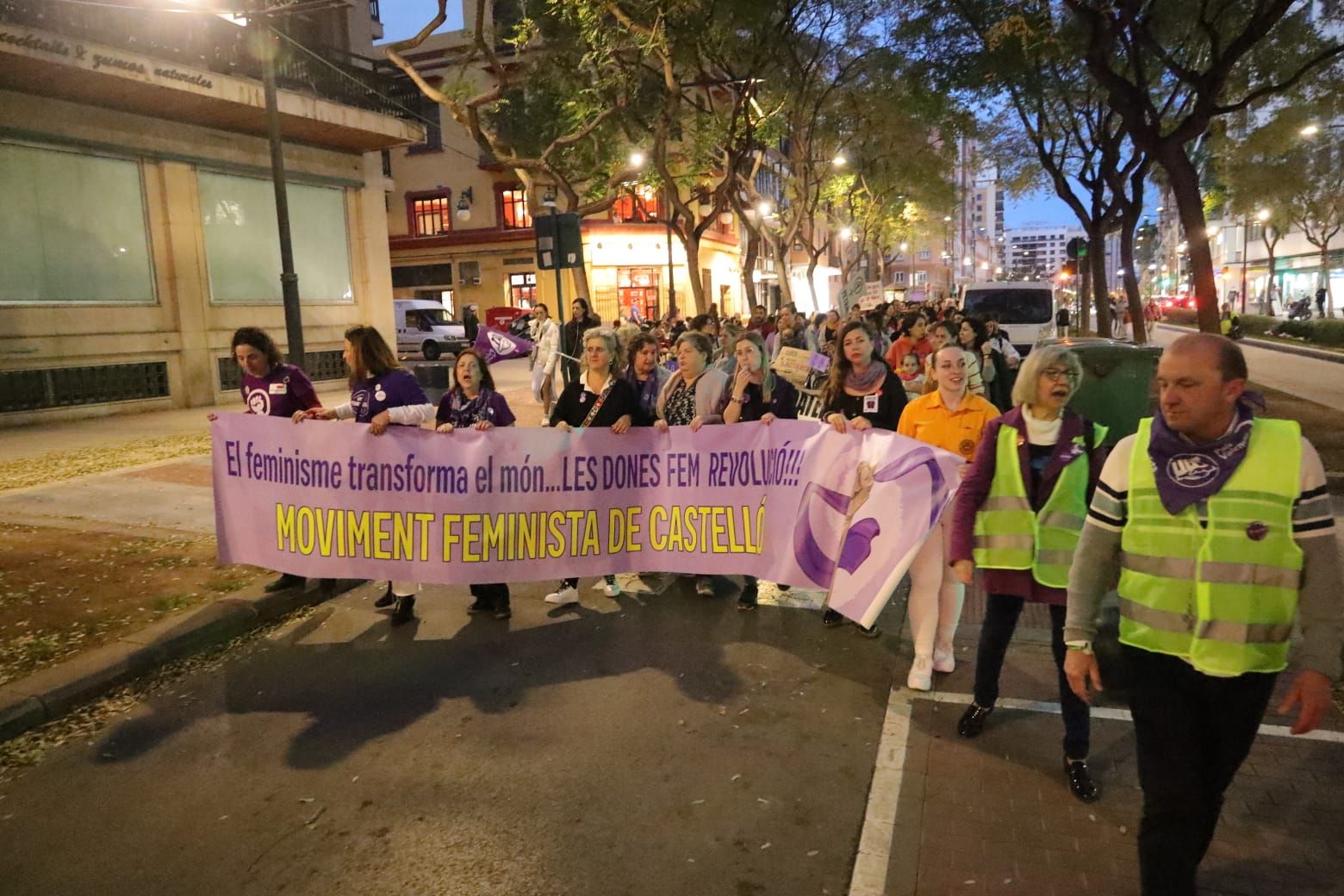 Las mejores imágenes de la manifestación del 8-M en Castellón