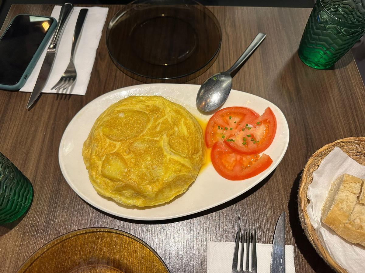 Tortilla de patatas del Bar Taxi