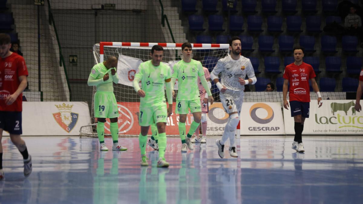 El Barça superó a Osasuna Magna en los octavos