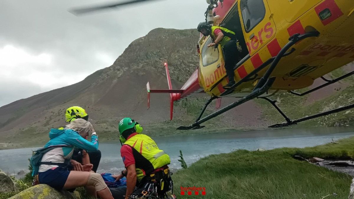 Un rescate del GRAE en Vall de Boí