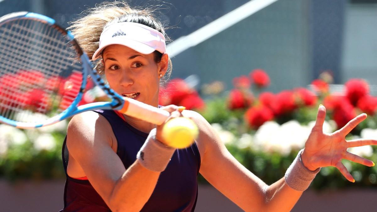 Garbiñe Muguruza, en el Mutua Madrid Open