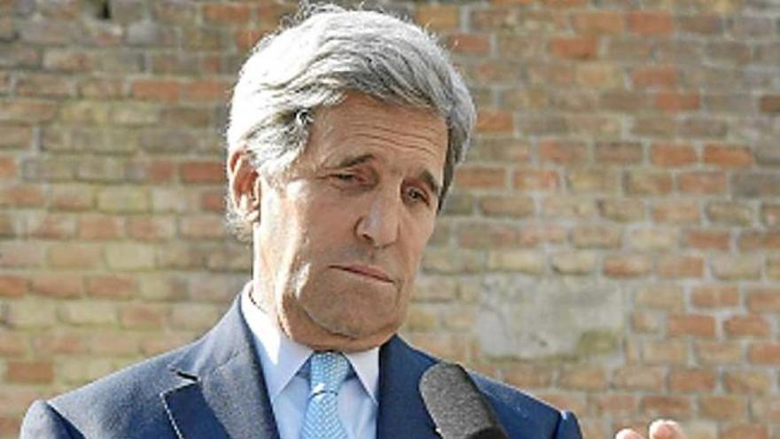 John Kerry, ahir a Viena