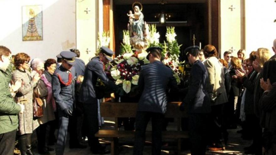 Procesión en San Javier en honor a la Virgen de Loreto