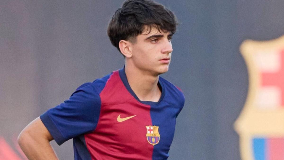 Guillem Víctor es uno de los jugadores más versátiles de La Masia