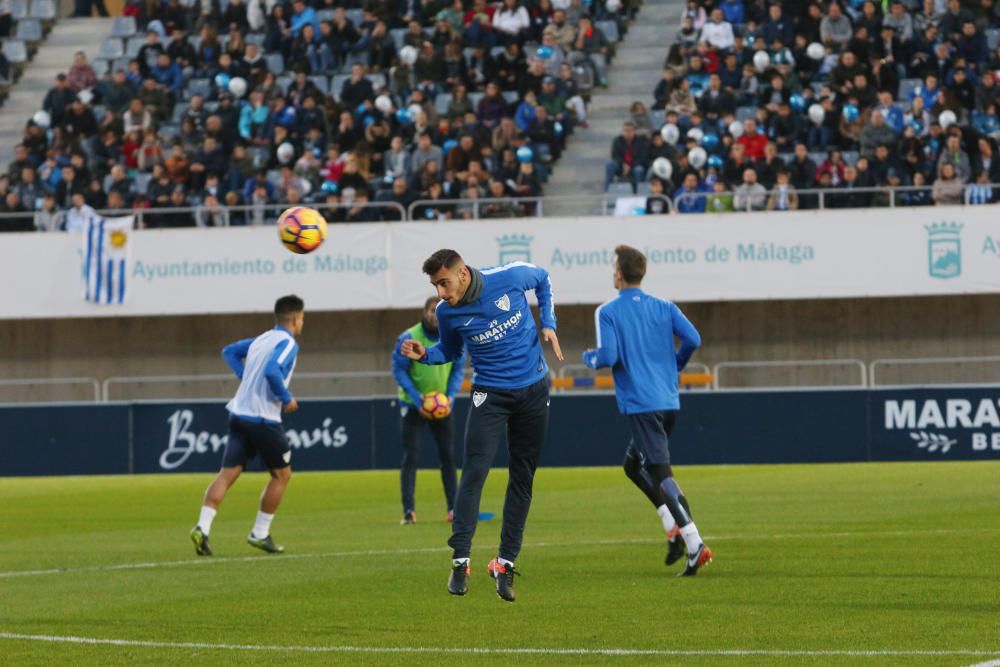 Jornada de puertas abiertas del Málaga CF