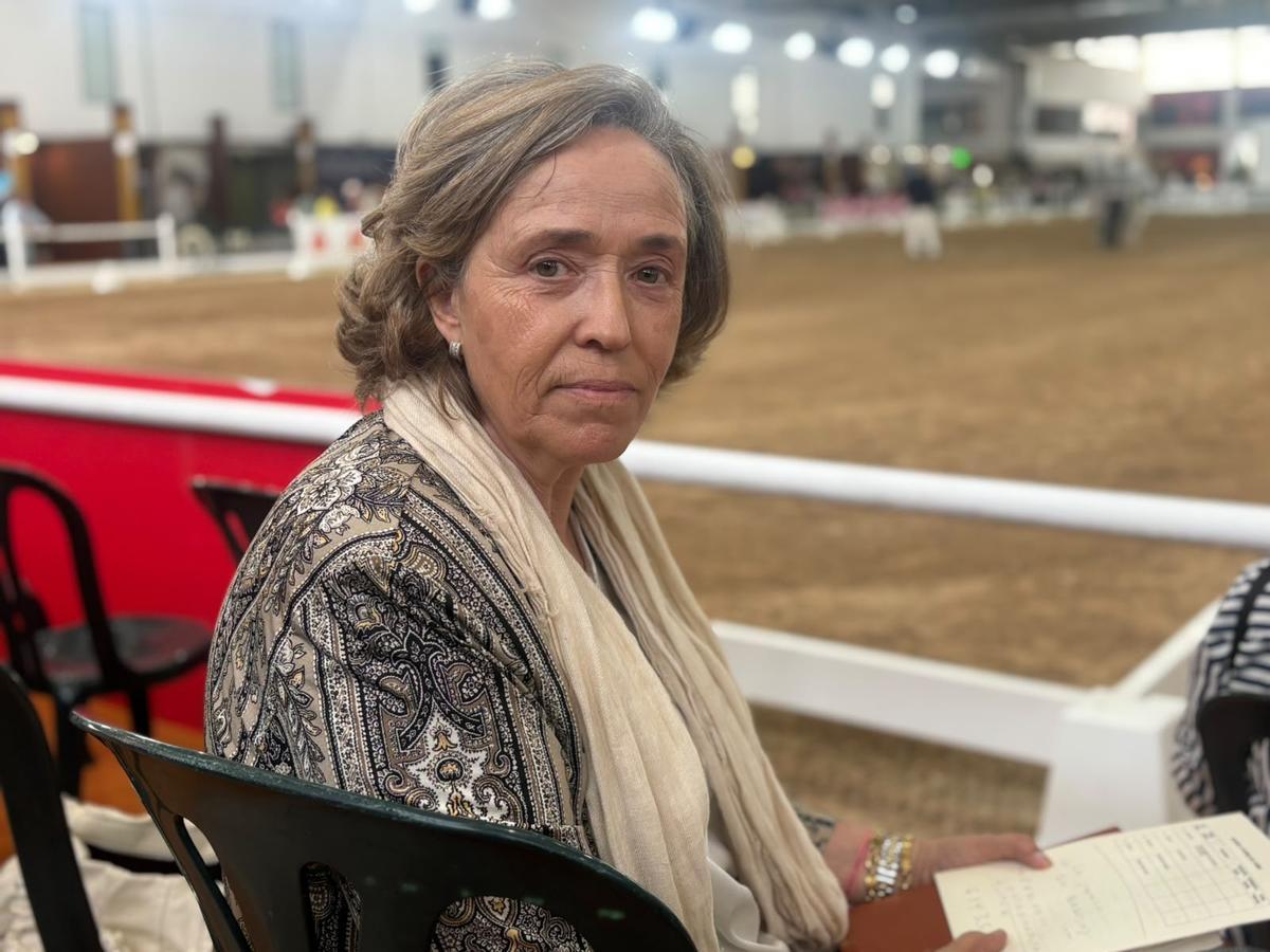 Teresa Vara, criadora de caballos de Pura Raza Española, en Ecuextre 2026.