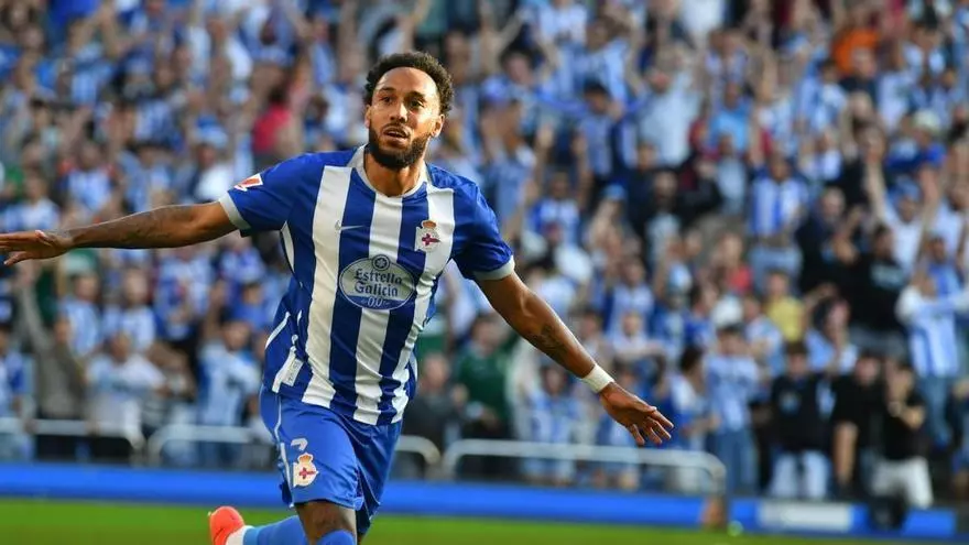 Aubameyang y su agradecimiento a Riazor