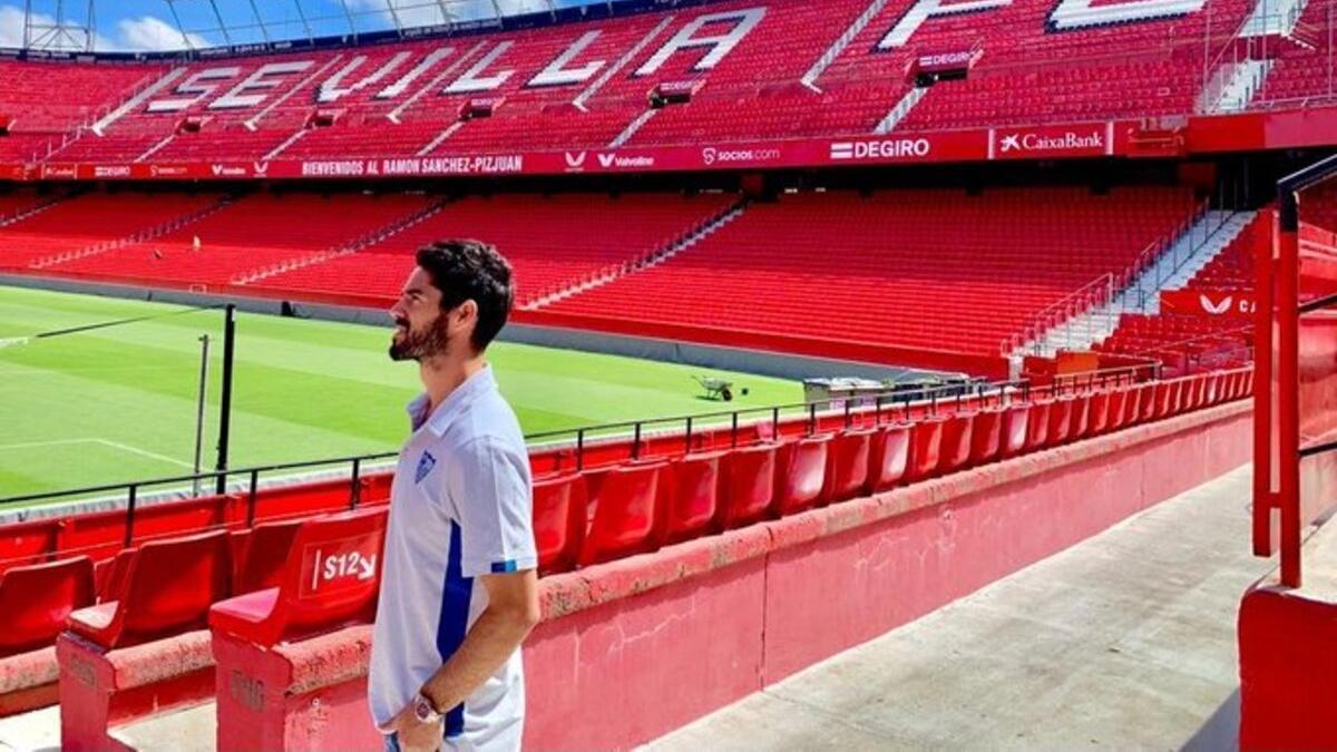 Isco Alarcón, en el que ya es su nuevo estadio.