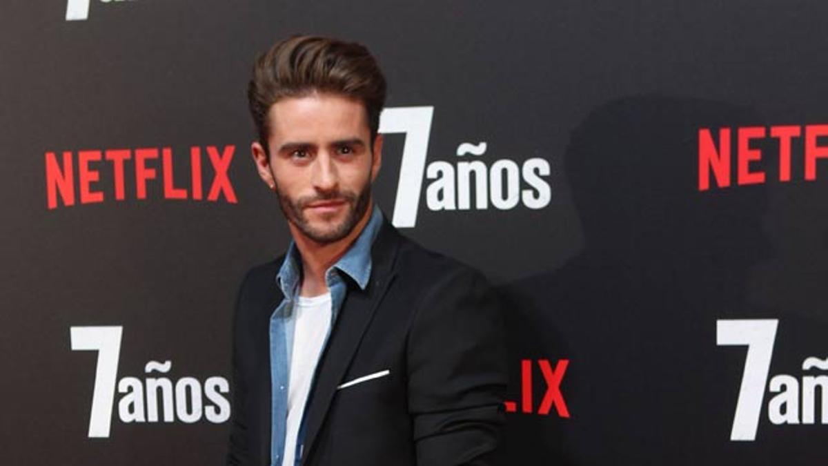 Pelayo Díaz en el estreno de '7 años' para Netflix