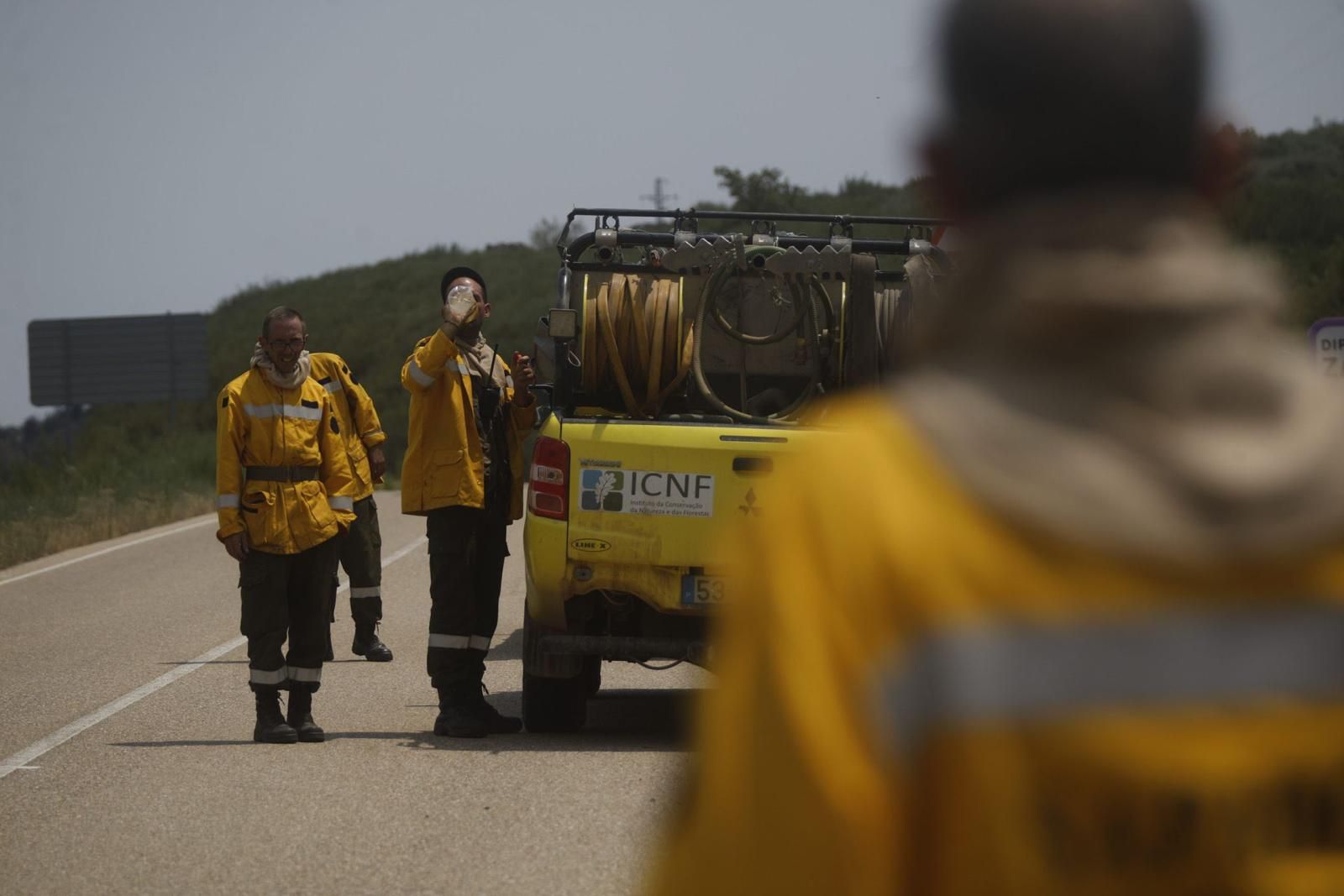 GALERÍA | El incendio en Figueruela avanza en Aliste