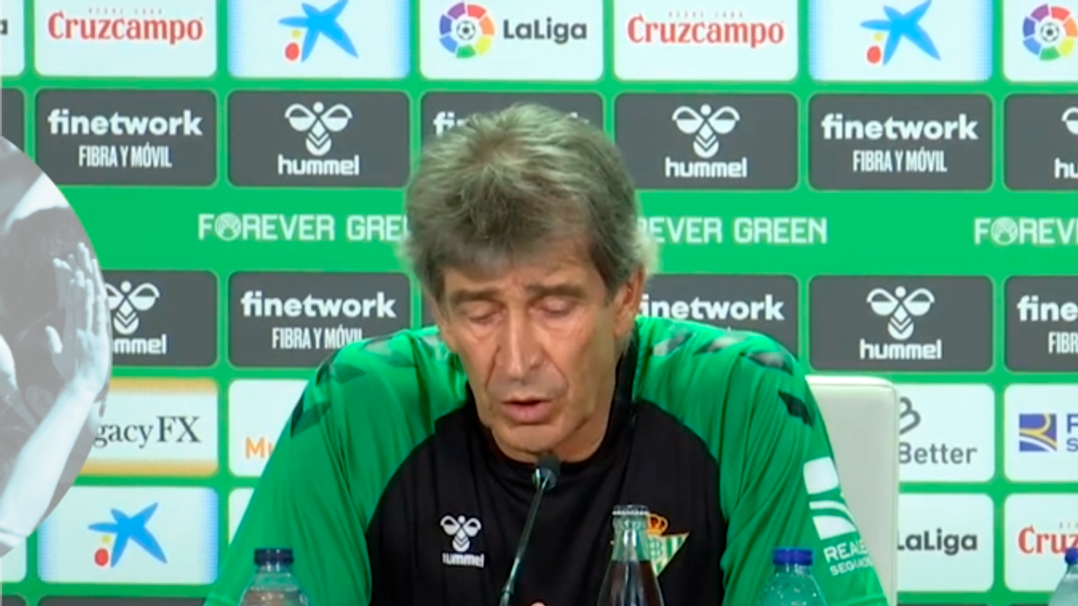 Pellegrini en rueda de prensa