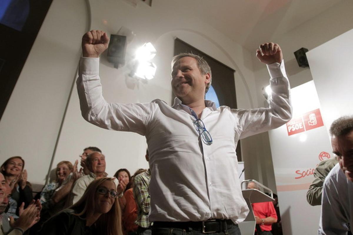 El candidat socialista a l’alcaldia de Madrid, Antonio Miguel Carmona, durant un acte el setembre del 2014.