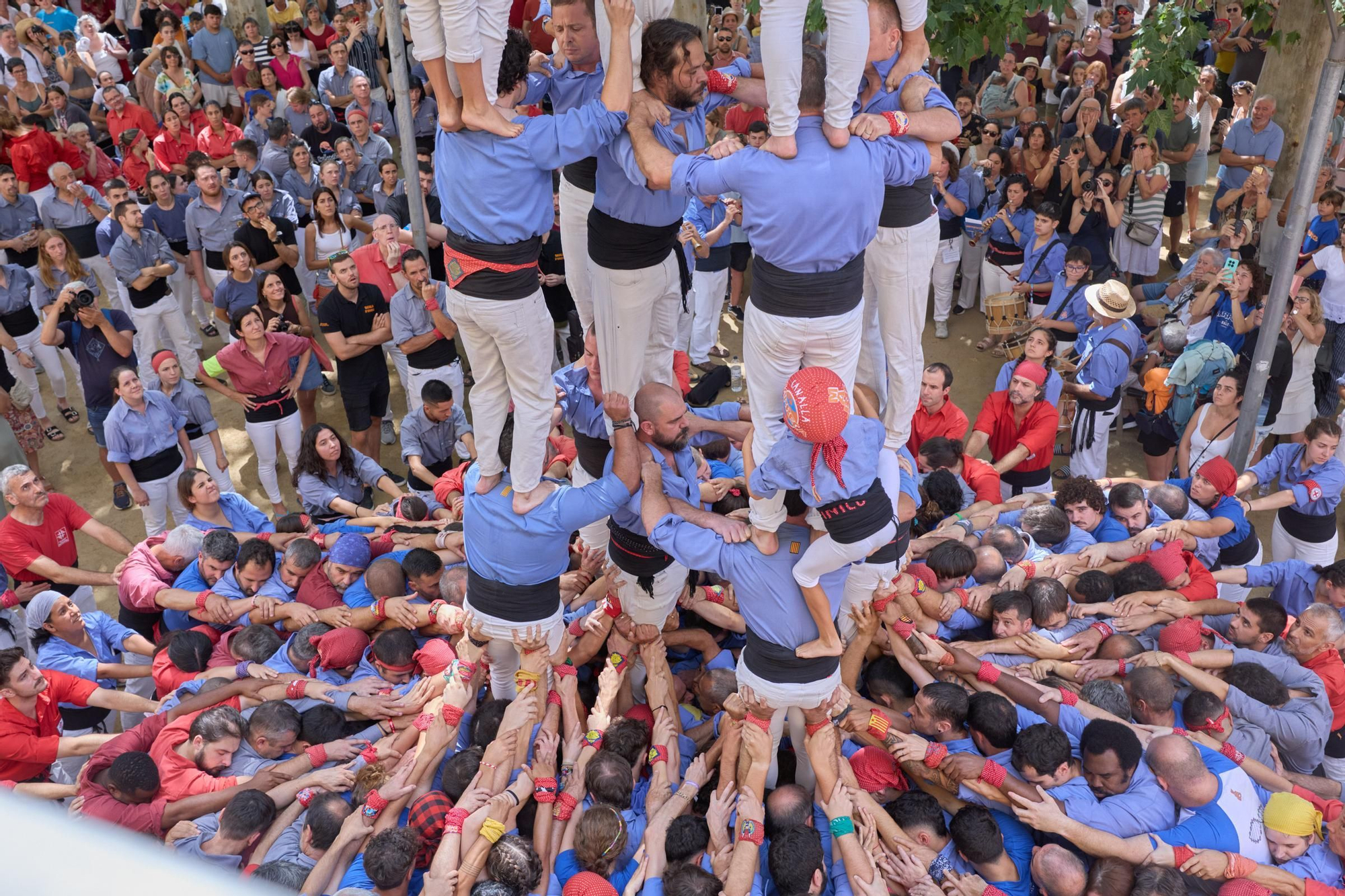 Festa Major de Salt: orgull Marrec a la diada castellera