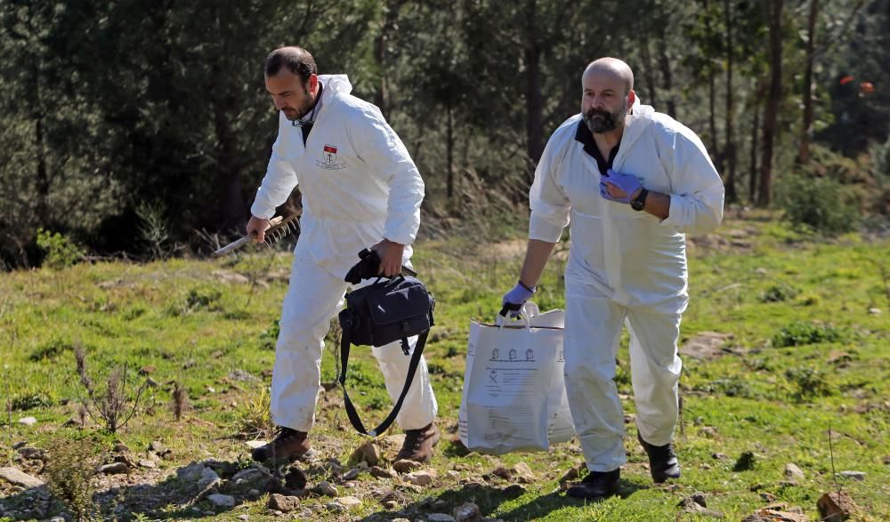 Búsqueda de pruebas en el caso de Baiona