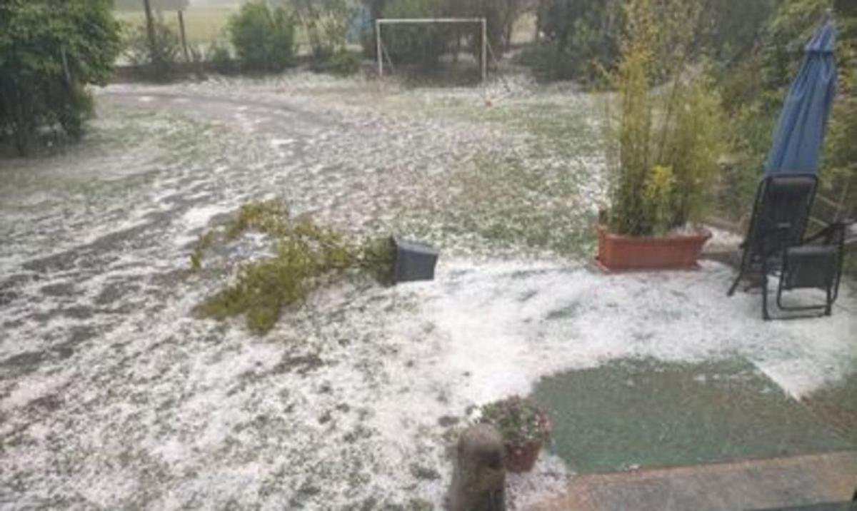 La tormenta destroza plantaciones de huerta para autoconsumo e inunda bajos de viviendas