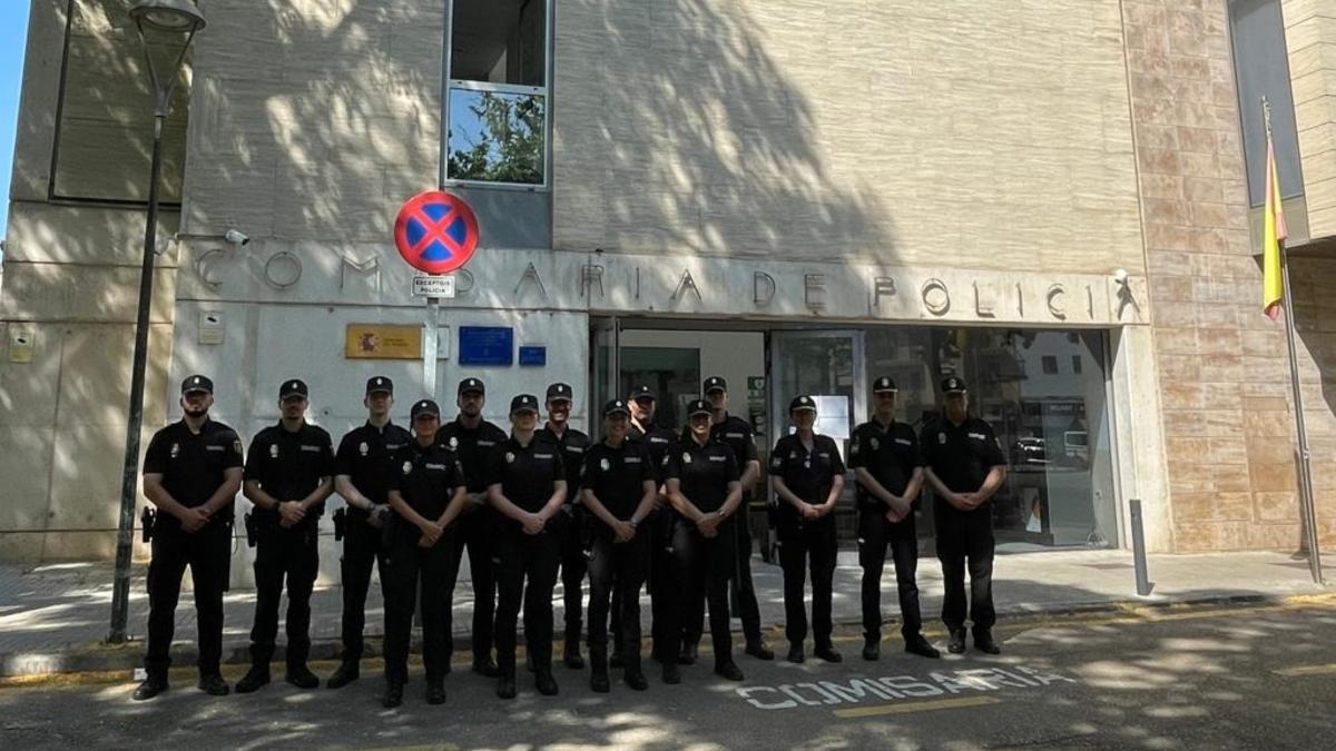 Imagen de este verano de la Policía Nacional de Manacor.
