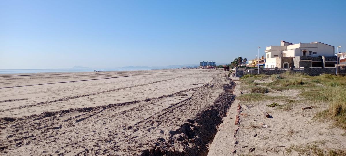 Otra perspectiva de la nueva fachada del litoral sur de Cullera.
