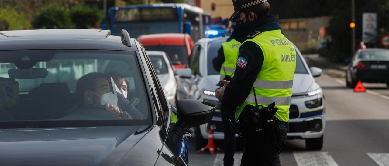 Controles en Avilés.