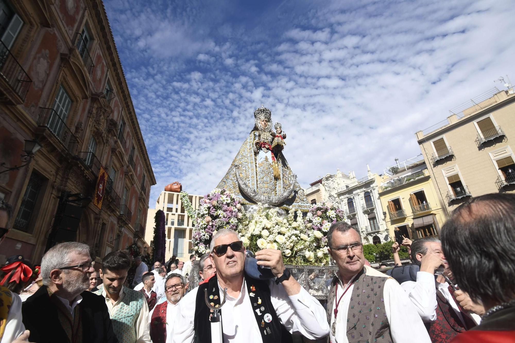 Misa huertana y procesión con la Virgen de la Fuensanta en el Bando de la Huerta