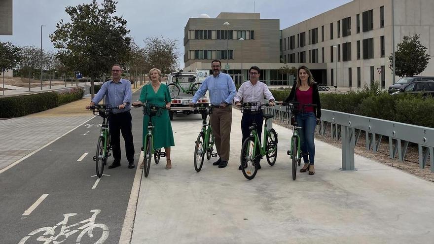 Inauguran la nueva estación de Bicisanvi en el Parque Científico de la UA en San Vicente